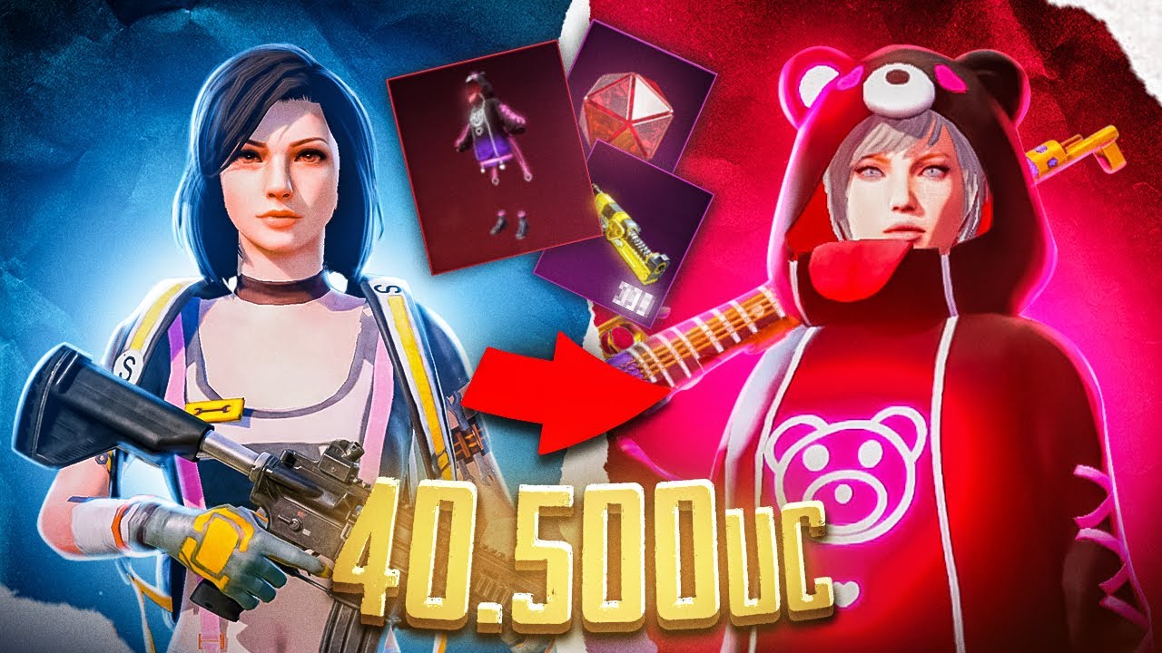 ВАУ!!! 💰ПРОКАЧАЛ АККАУНТ ПОДПИСЧИЦЕ на 40500 UC в PUBG MOBILE 💰 ПРОКАЧКА АККАУНТА В ПУБГ МОБАЙЛ!