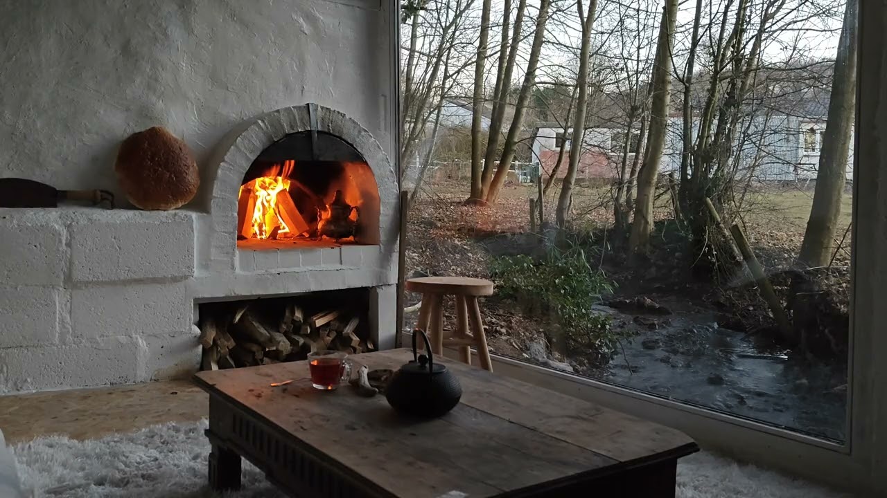 Fire in the Stove,Quiet River Outside the Window