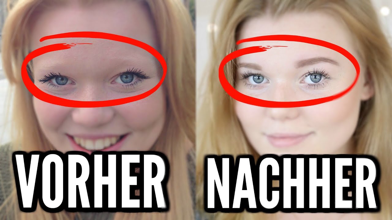 AUGENBRAUEN selbst FÄRBEN in 5 Minuten für 1 Euro! Mega einfach und schnell! I Meggyxoxo