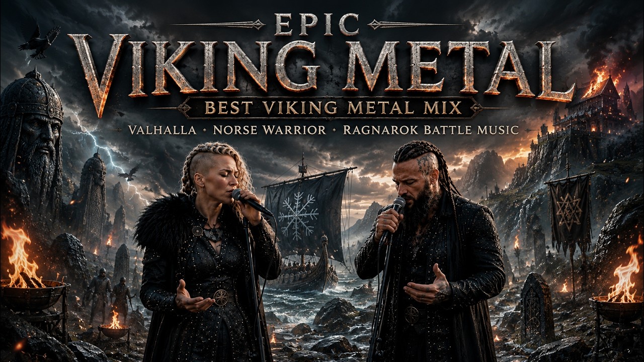 🔥EPIC VIKING METAL &ndash; Best Viking Metal Mix | Valhalla, Norse Warrior & Ragnarok Battle Music