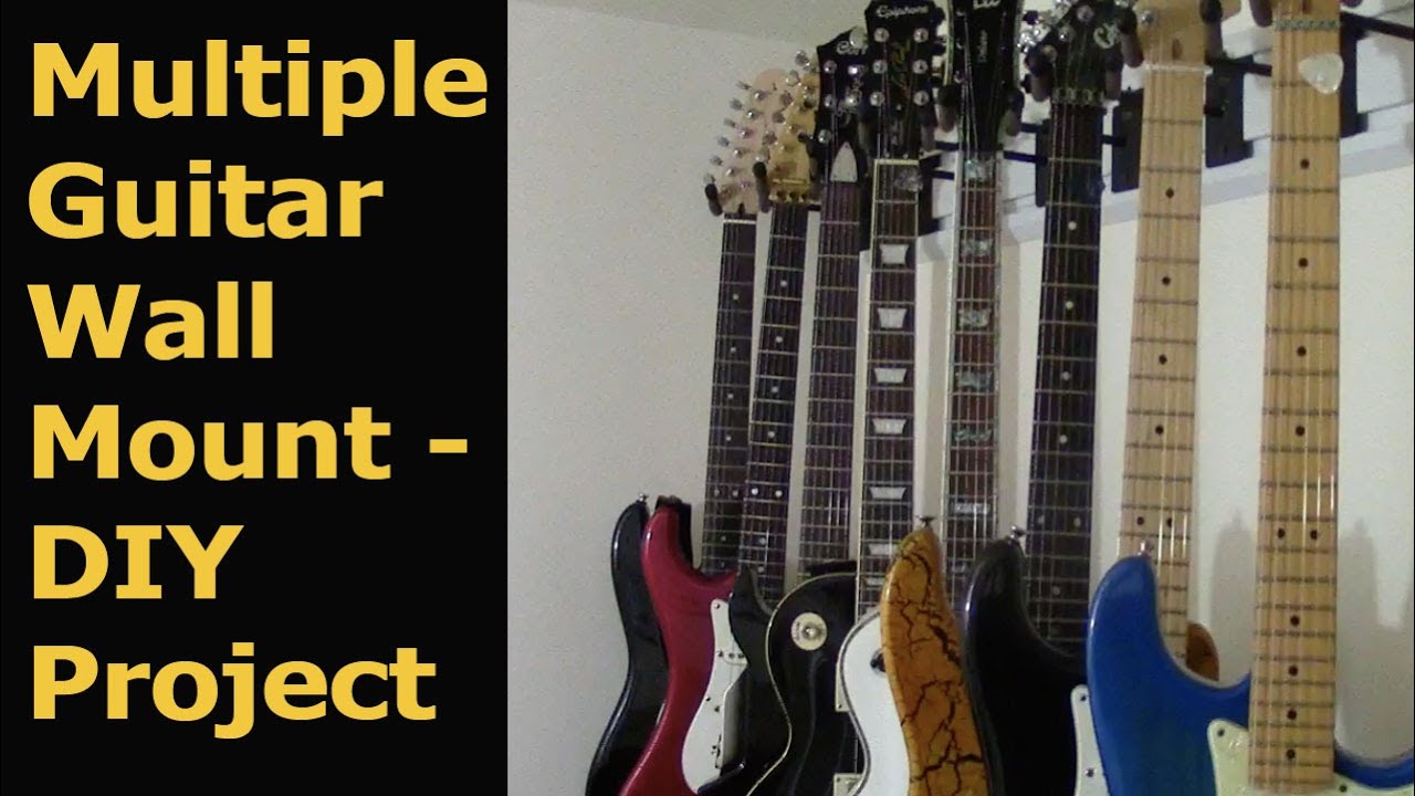 Hang Guitars on the wall