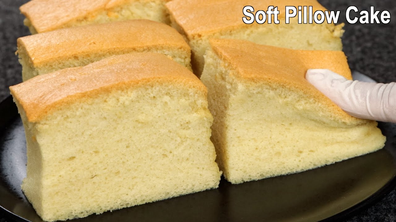 Pillow Cake Recipe | Soft Sponge Cake | Chiffon Cake recipe