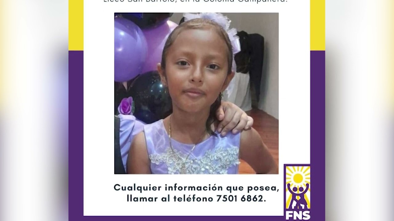 NIÑA DE 7 AÑOS FUE SECUESTRADA Y ASESINADA EN LA CAMPANERA .