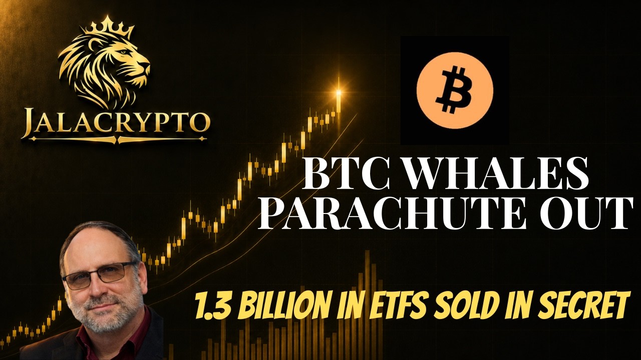 Bitcoin Whales Begin Parachuting Out. $1.3 Billion BlackRock IBIT (ETFs) Secretly Sold #btc #crypto