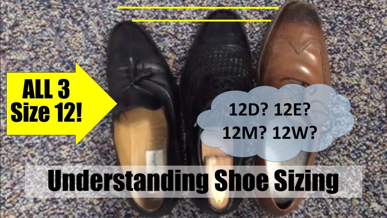 How to size shoe lengths and widths