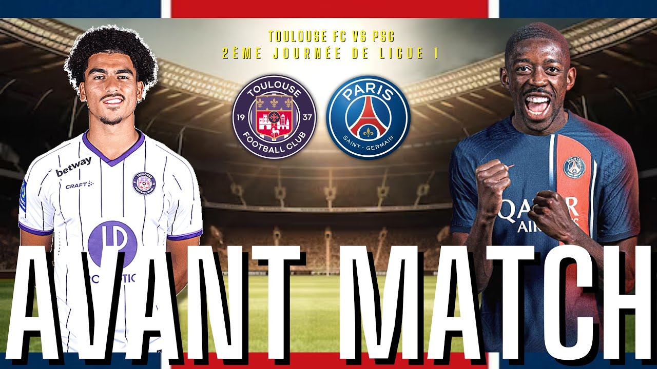 📋TOULOUSE vs PSG / AVANT MATCH (COMPO-DÉTAILS) #psg #toulouse #ligue1 #mbappe #neymar #football 🔴🔵