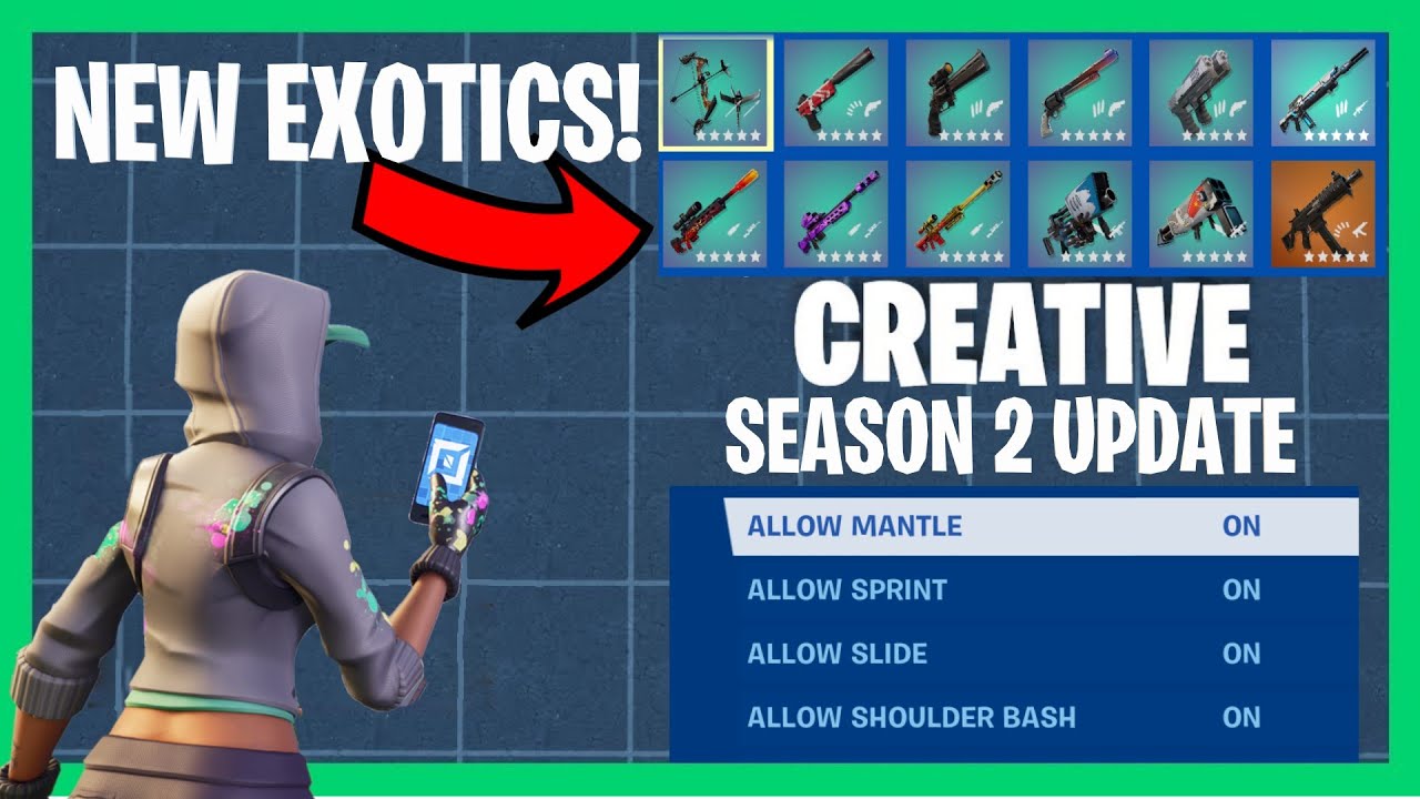 CREATIVE SEASON 2 IS NUTS! (Sprint, Mantle, EXOTICS!)