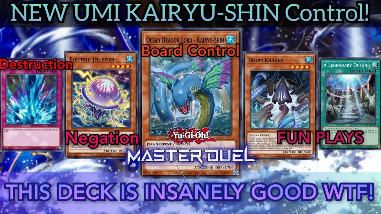 NEW LEGENDARY OCEAN Deck! INSANE CONTROL, NEGATION, and DESTRUCTION [MASTER DUEL]