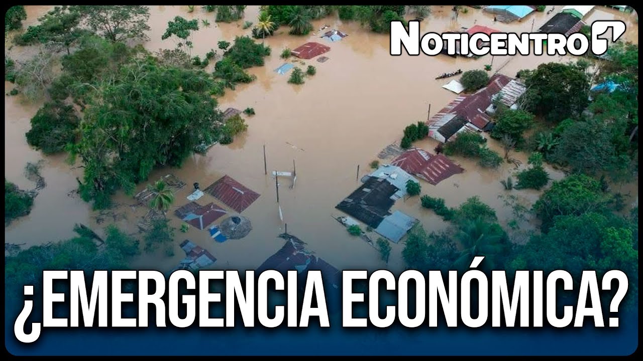 Lluvias ponen al país contra las cuerdas y crece el debate por emergencia económica | Noticentro