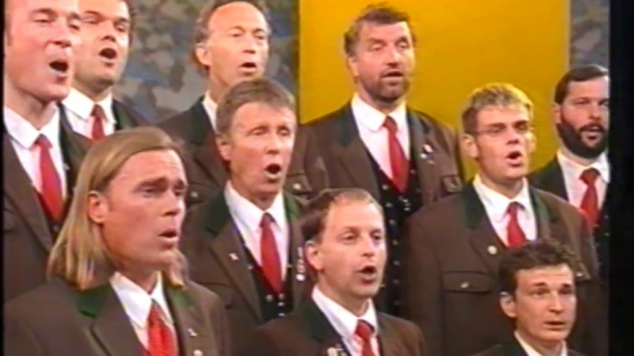 Im Wåld bin i gseß´n (Live) - MGV Almrose Radenthein - Treffpunkt Kärnten 1998
