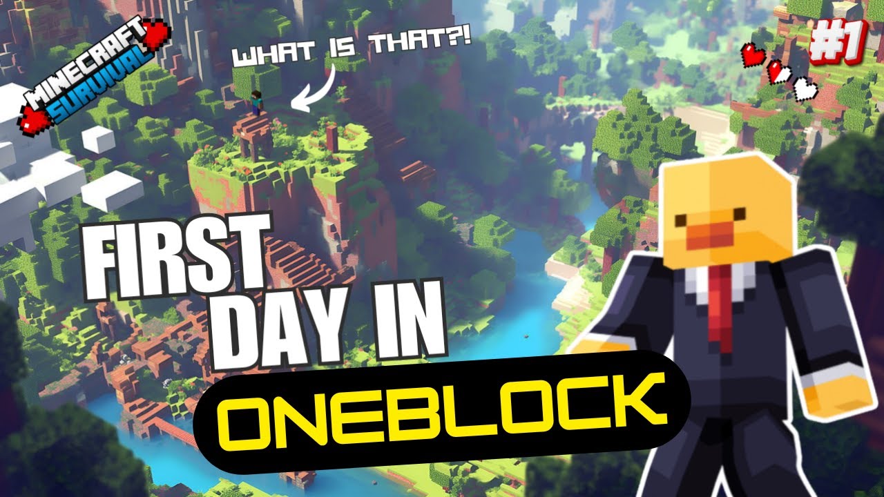 Minecraft ONEBLOCK Live – Can I Survive on Just ONE Block?