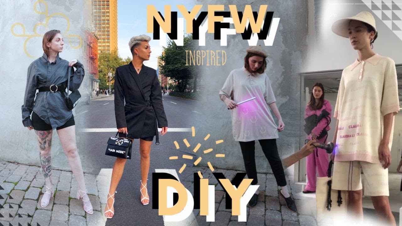 My New York Fashion Week Inspired DIY Looks!