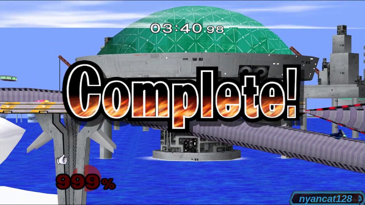 Super Smash Bros. Melee: Classic & Adventure as Very Giant Crazy Hand