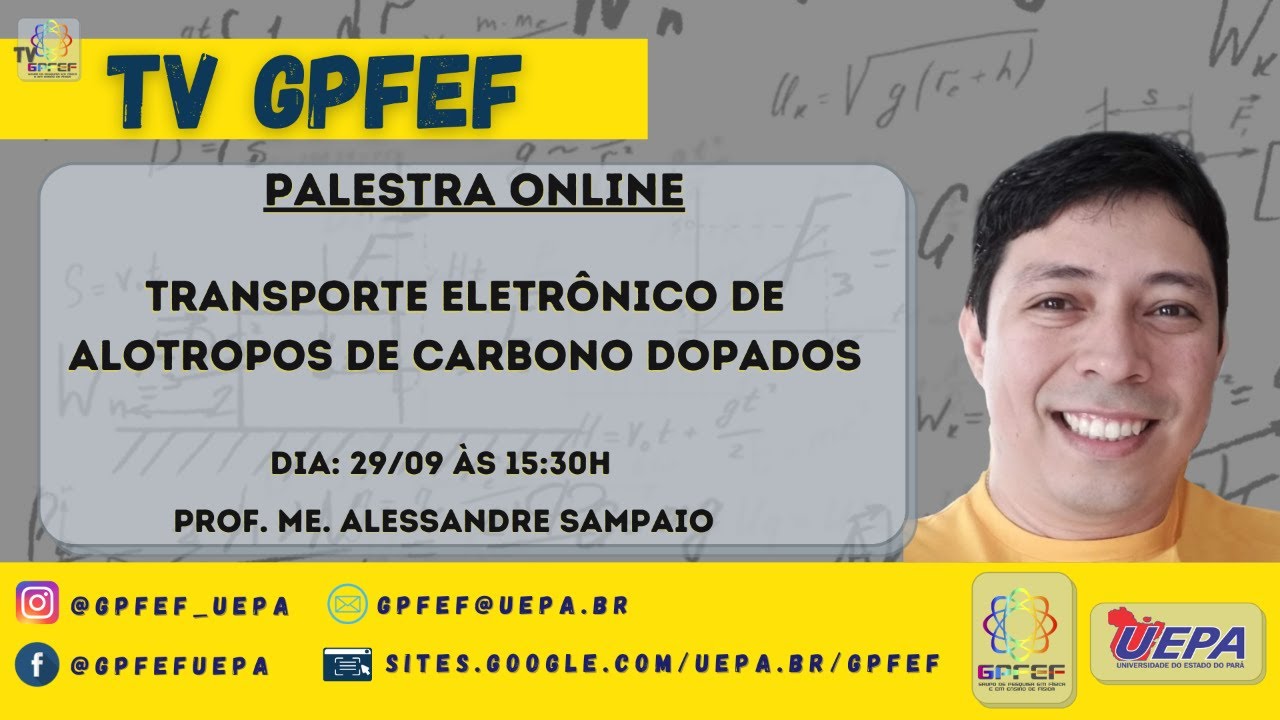 TRANSPORTE ELETRÔNICO DE ALOTRÓPOS DOPADOS - PROF. ME. ALESSANDDRE SAMPAIO