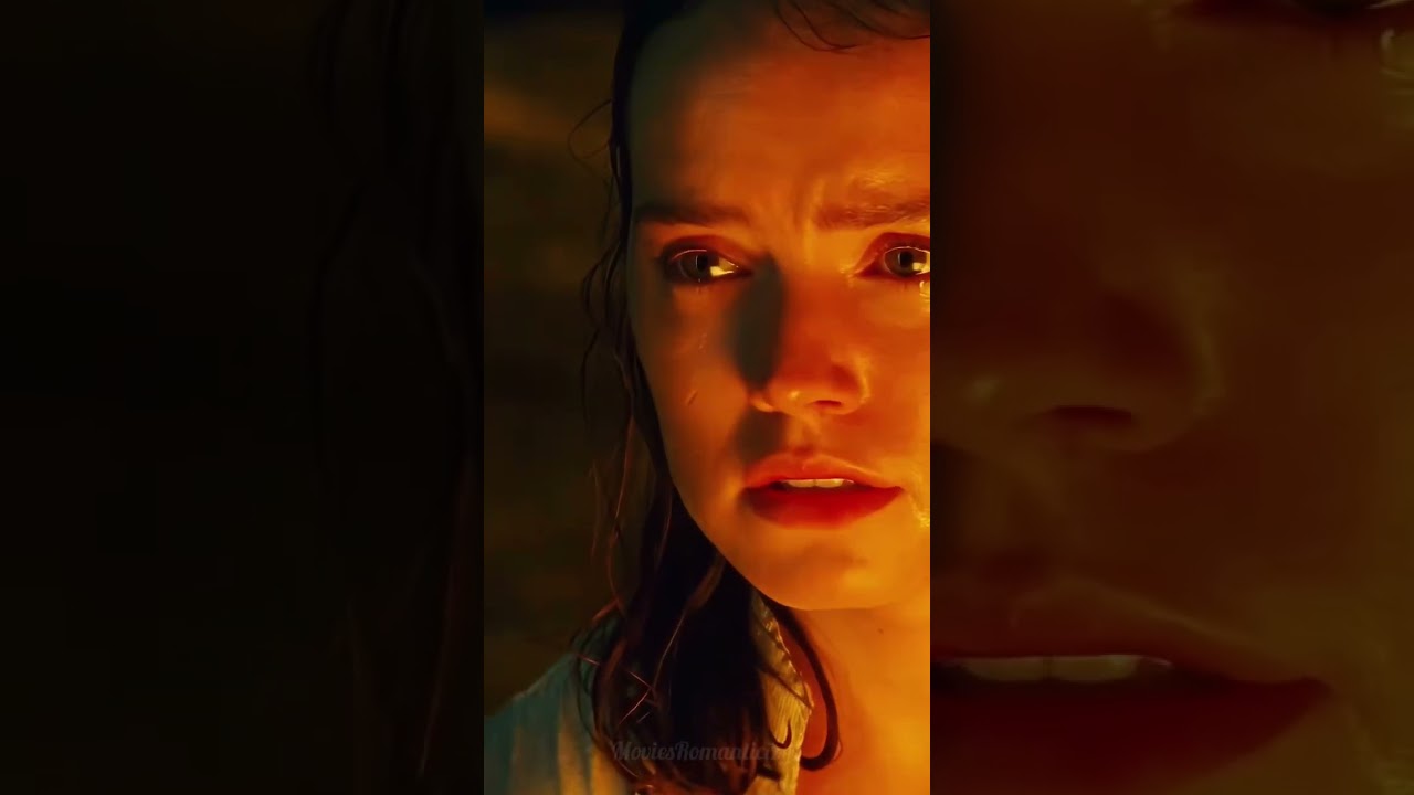 Kylo Ren and Rey touch hands for the first time. #youtubeshorts #shorts #youtube #starwars #kyloren