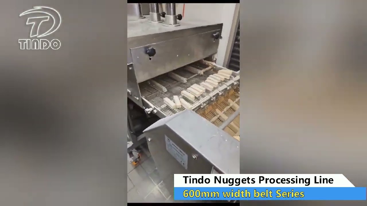 Fish fingers production line | machine chicken nuggets​ | chicken nugget making machine​