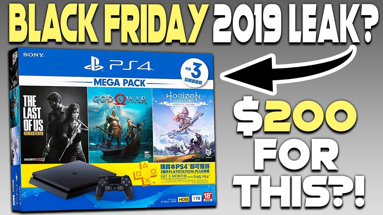 AWESOME PS4 BLACK FRIDAY BUNDLE LEAKED + BIG GAME DELAYS!