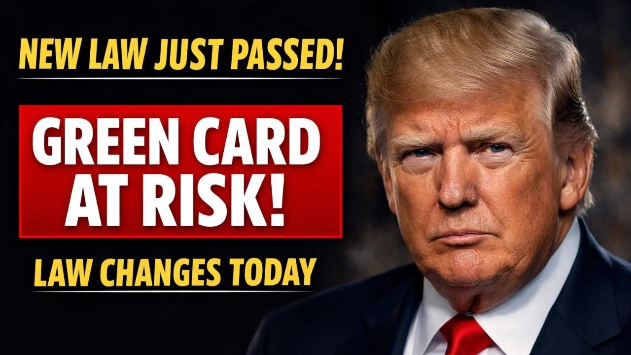 🚨URGENT UPDATE: 2026 U.S. Immigration Law Puts Green Card Holders at Risk