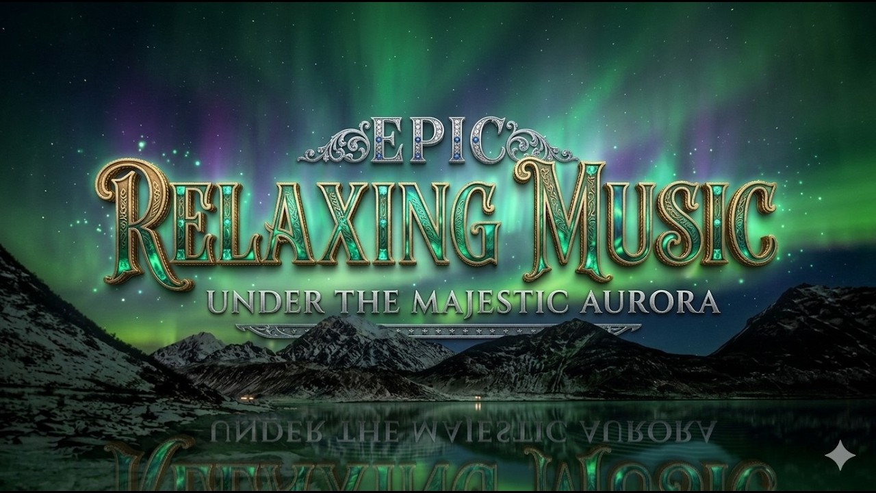 Epic Relaxing Music with Majestic Aurora Borealis | Deep Focus, Sleep & Study Background