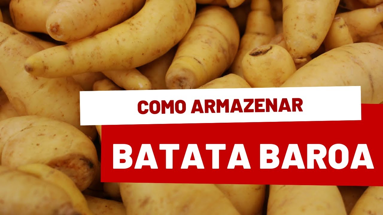 Como armazenar batata baroa, mandioquinha