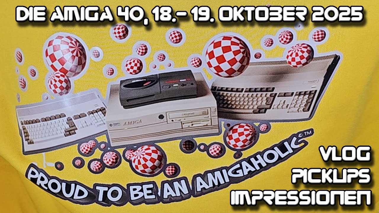 #2425 Die Amiga 40 in der NEW Box M&ouml;nchengladbach, 18.-19.OKT.2025: Impressionen, Pickups, Vlog