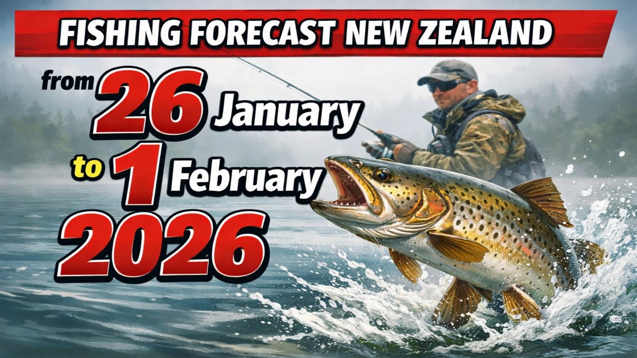 FISHING FORECAST for New Zealand from 26 January to 1 February 2026: Drop Everything and Go Fishing