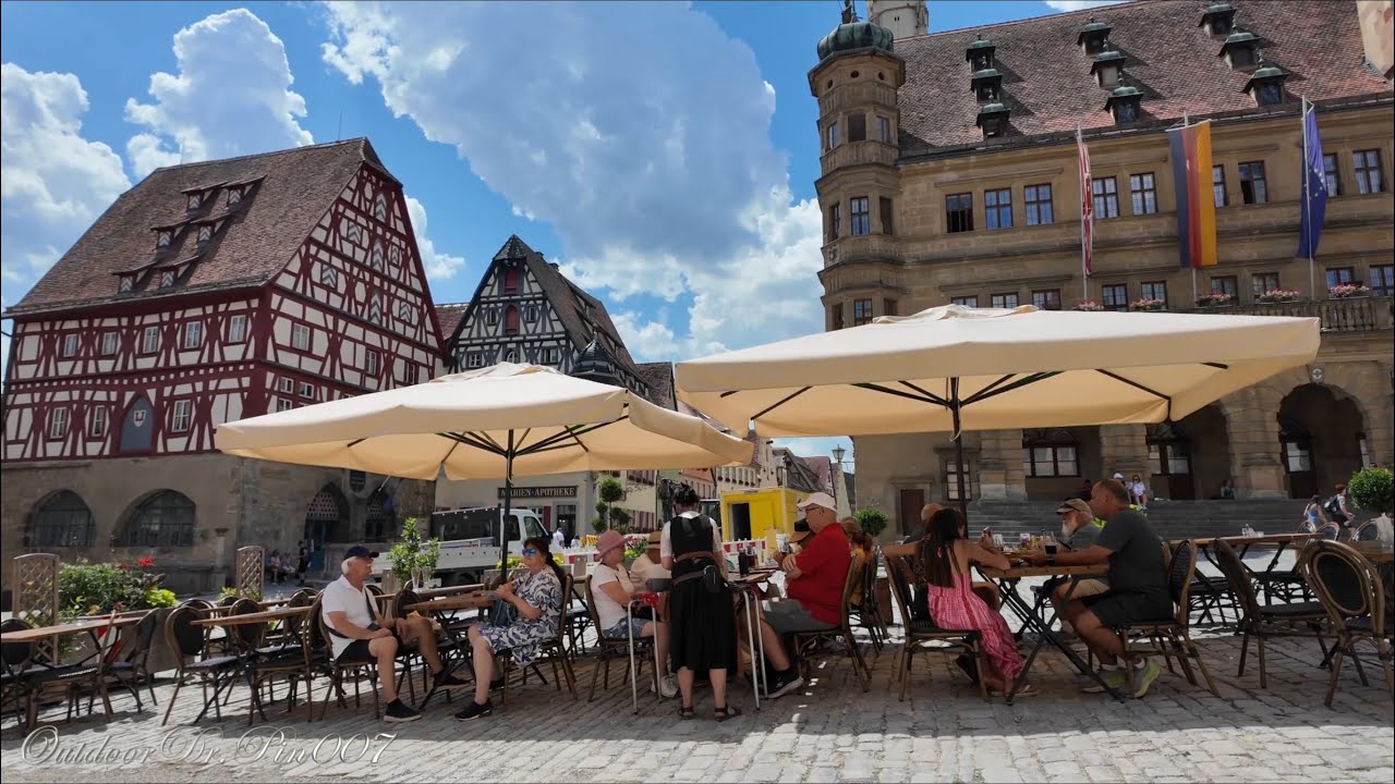 European River Cruise Episode 13: Beautiful fairy-tale Rothenburg, Germany