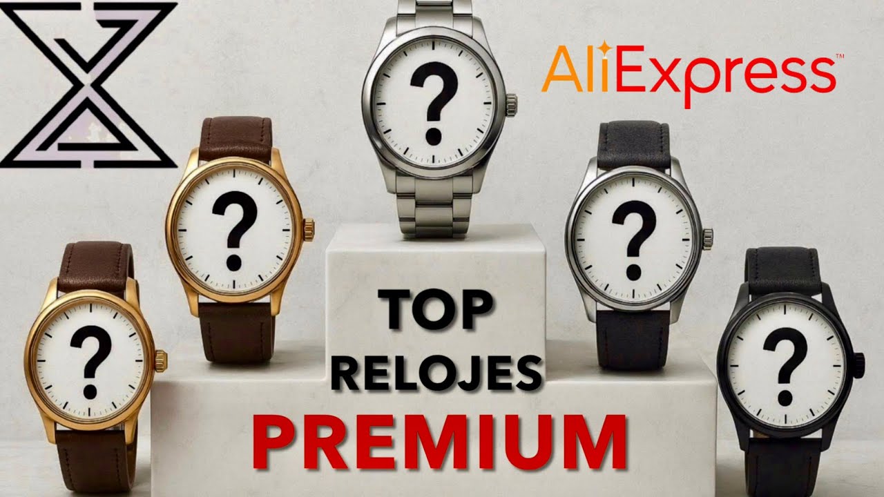 ⌚️5 Relojes PREMIUM para aprovechar DESCUENTOS en el Black Friday de AliExpress