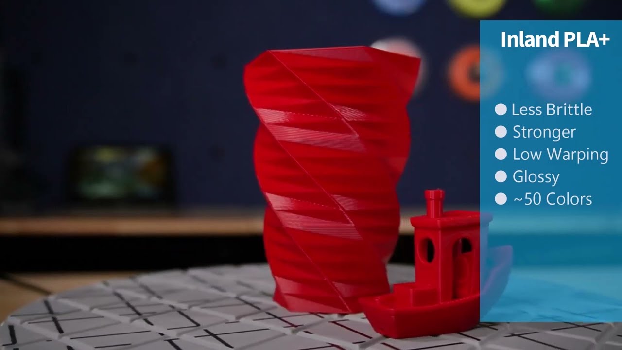 What is PLA Plus Filament? Inland PLA + 3D Printing Filament Explained