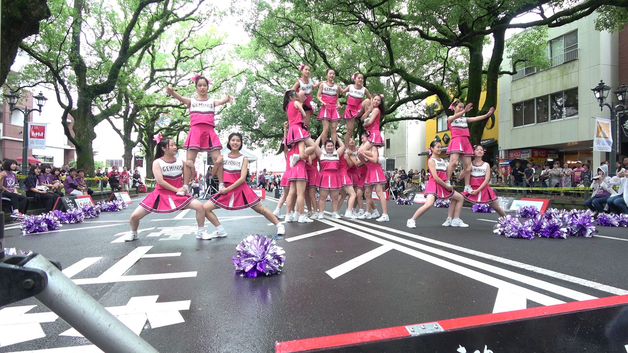 宮崎日本大学高等学校 チアリーディング部GEMINIS - まつりえれこっちゃみやざき2019