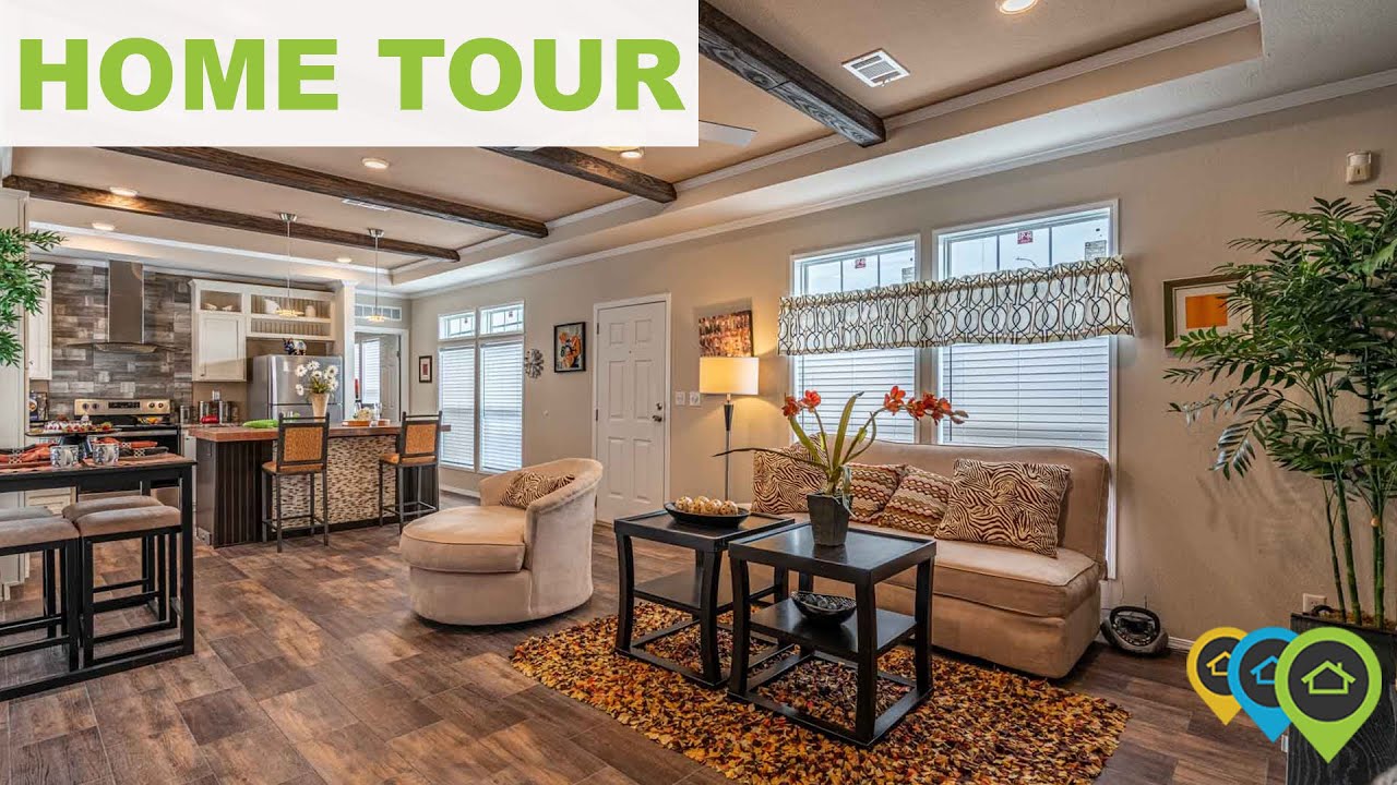 Take A Home Tour of This BEAUTIFUL Manufactured Home by Palm Harbor!