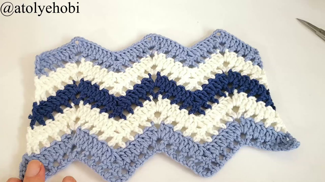 Klasik Zigzag Battaniye  Nasıl Yapılır