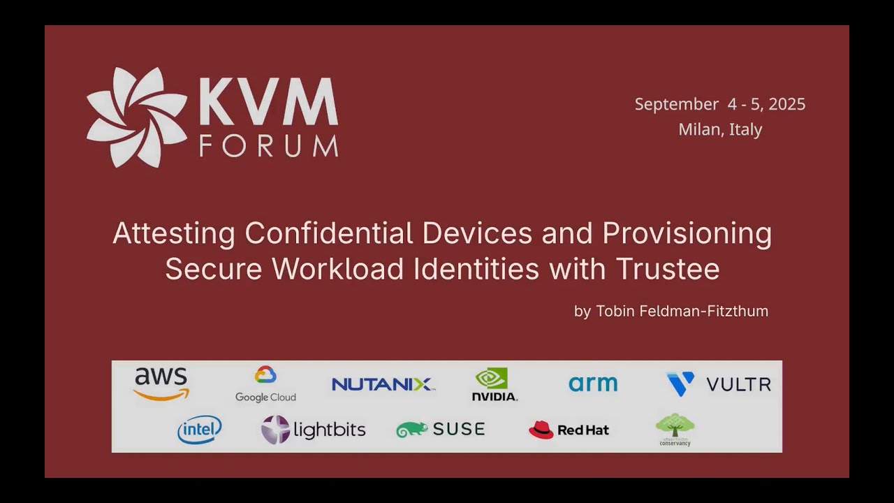 Attesting Confidential Devices and Provisioning Secure Workload Identities with Trustee
