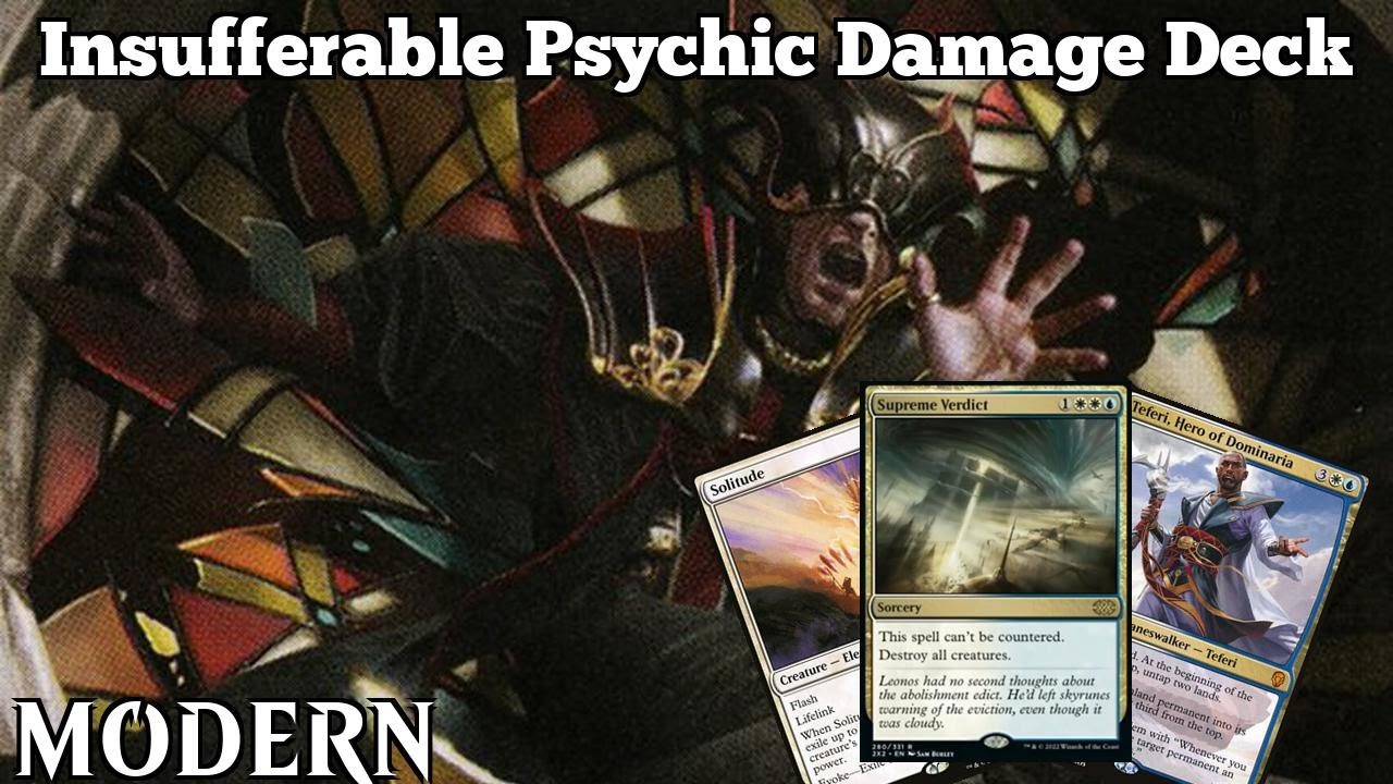 Колода &laquo;Невыносимый психический урон&raquo; | Bant Control | SNC Modern | MTGO