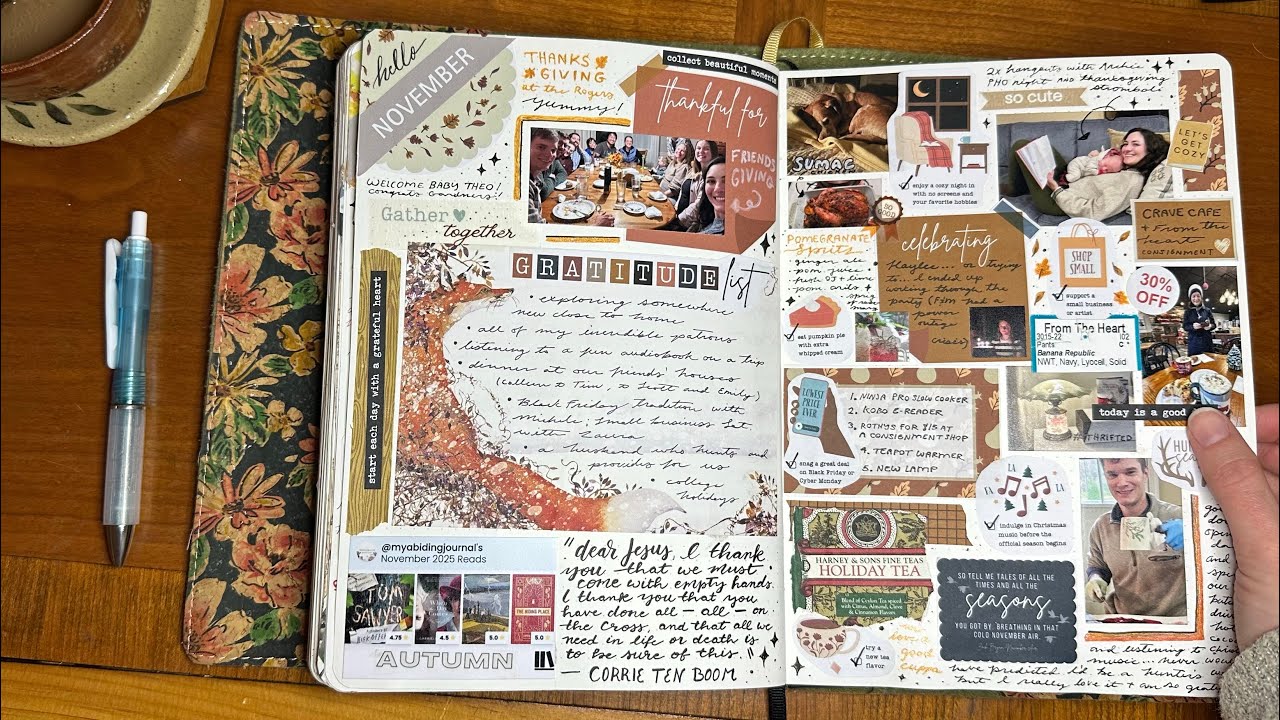 Monthly Journal With Me ✨ NOVEMBER #monthlyjournalingclub
