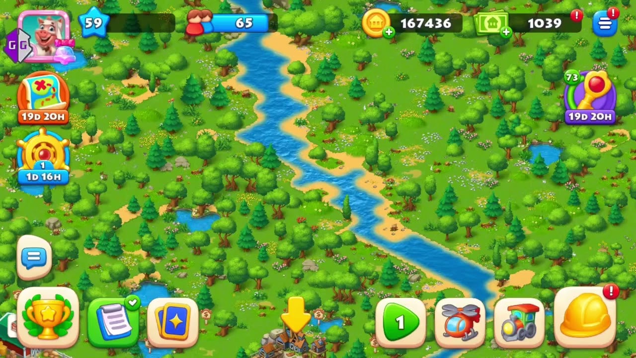 How to open FULL MAP in township in 1 second