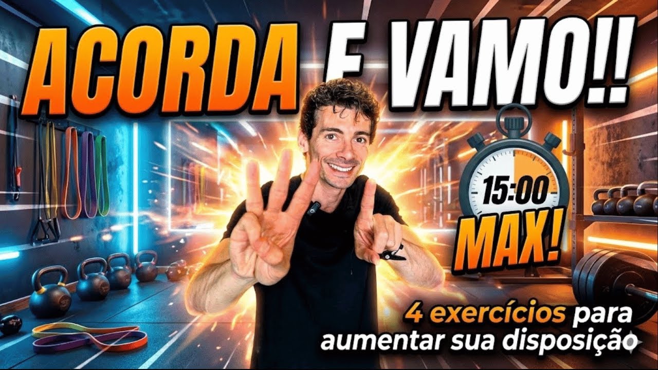 ACORDA E VAMO! Treinos rápidos! 