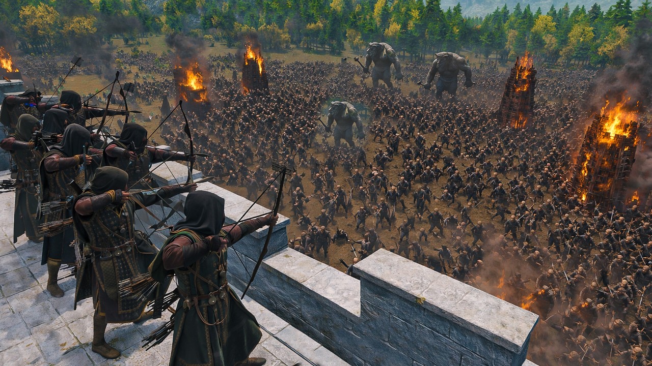 Can 1,000 Gondorians Stop 3,000 Mordor Orcs - LOTR| Mount & Blade 2 Bannerlord