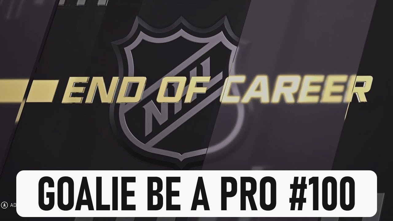 SIMULATING THE REST OF MY GOALIE BE A PRO CAREER (NHL 21 Be a Pro #100)