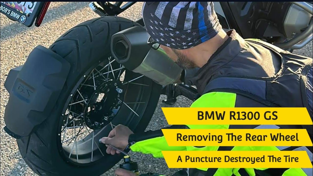 BMW R1300 GS Rear Wheel Removal | Quick Tips #vlog #travel #r1300gs #r1250gs