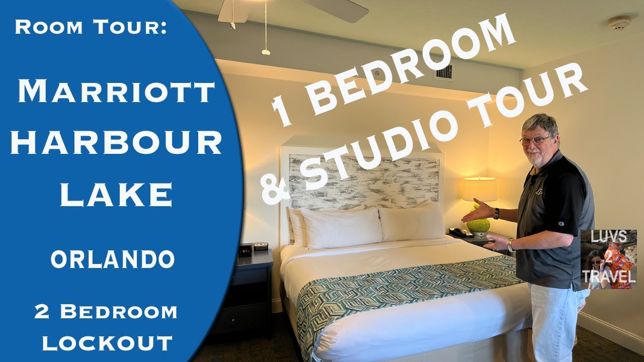 MARRIOTT'S HARBOUR LAKE 2 Bedroom LOCKOUT RENOVATED (1 BEDROOM + STUDIO) ROOM TOUR Orlando