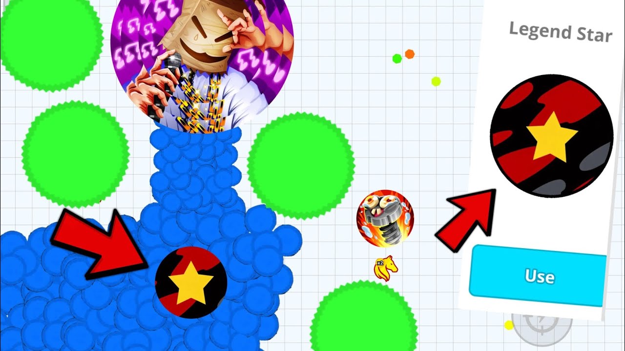 ЛЕГЕНДАРНАЯ ЗВЕЗДА🔥 AGAR.IO