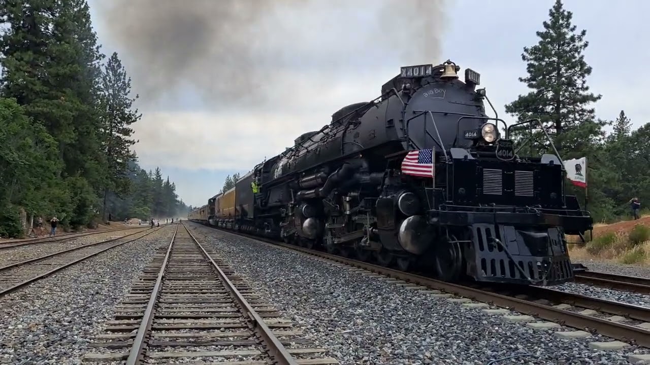 Big Boy 4014 climbing up to Colfax CA 7-14-24