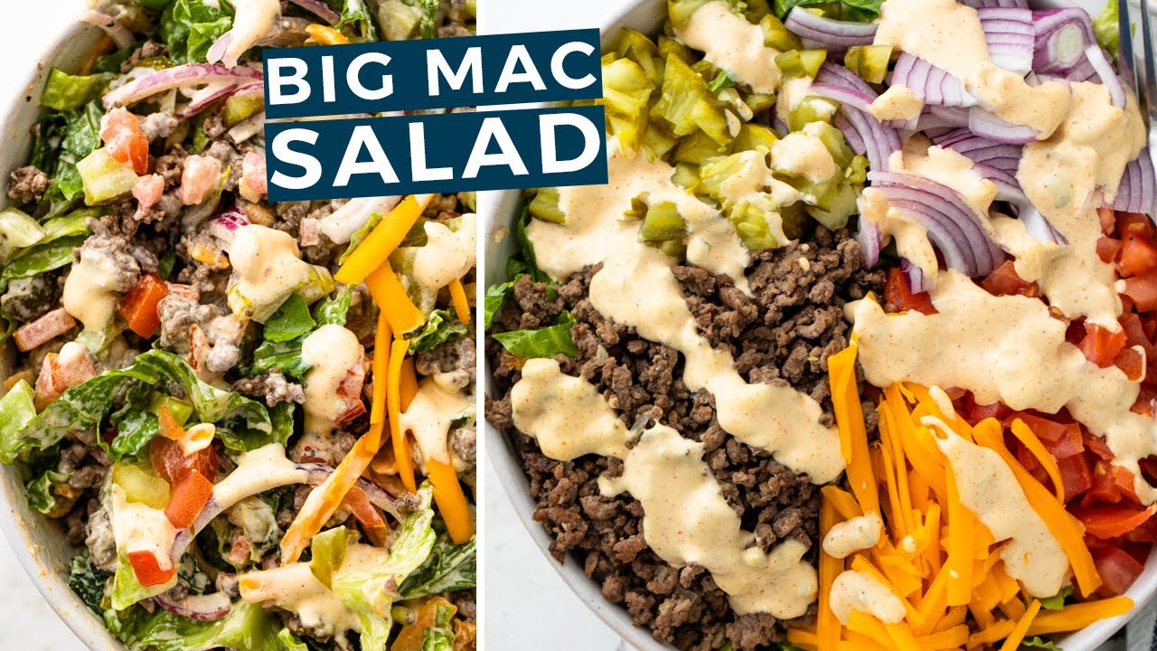 Big Mac Salad (Low-carb, Keto)