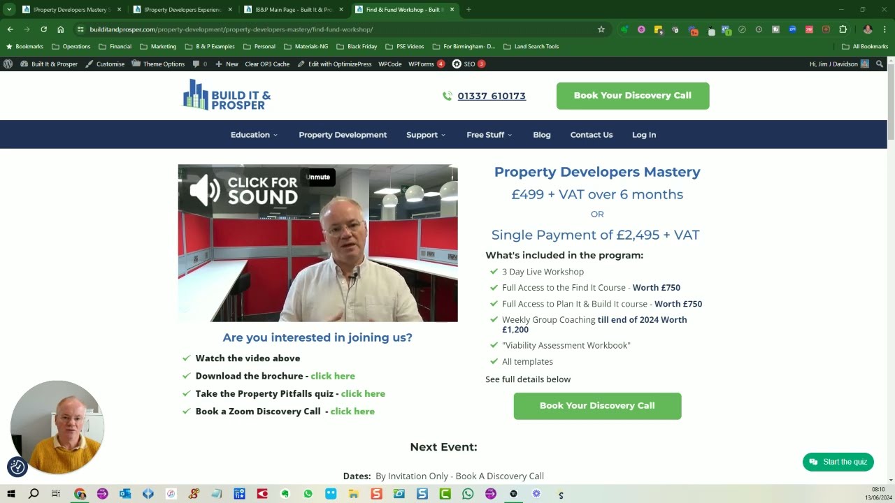 Jim J Davidson Testimonial On KMDesigns OptimizePress Services