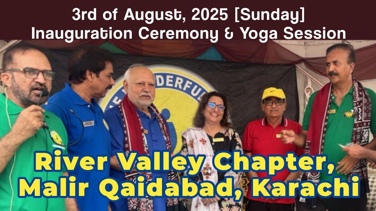 Inauguration Ceremony | River Valley Chapter – Malir Quaidabad, Karachi | 03-08-2025