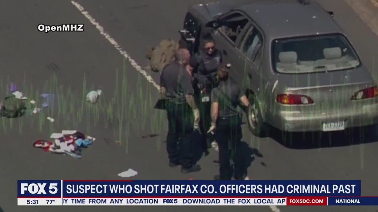 Suspect who shot 2 Fairfax County Police Officers had criminal past