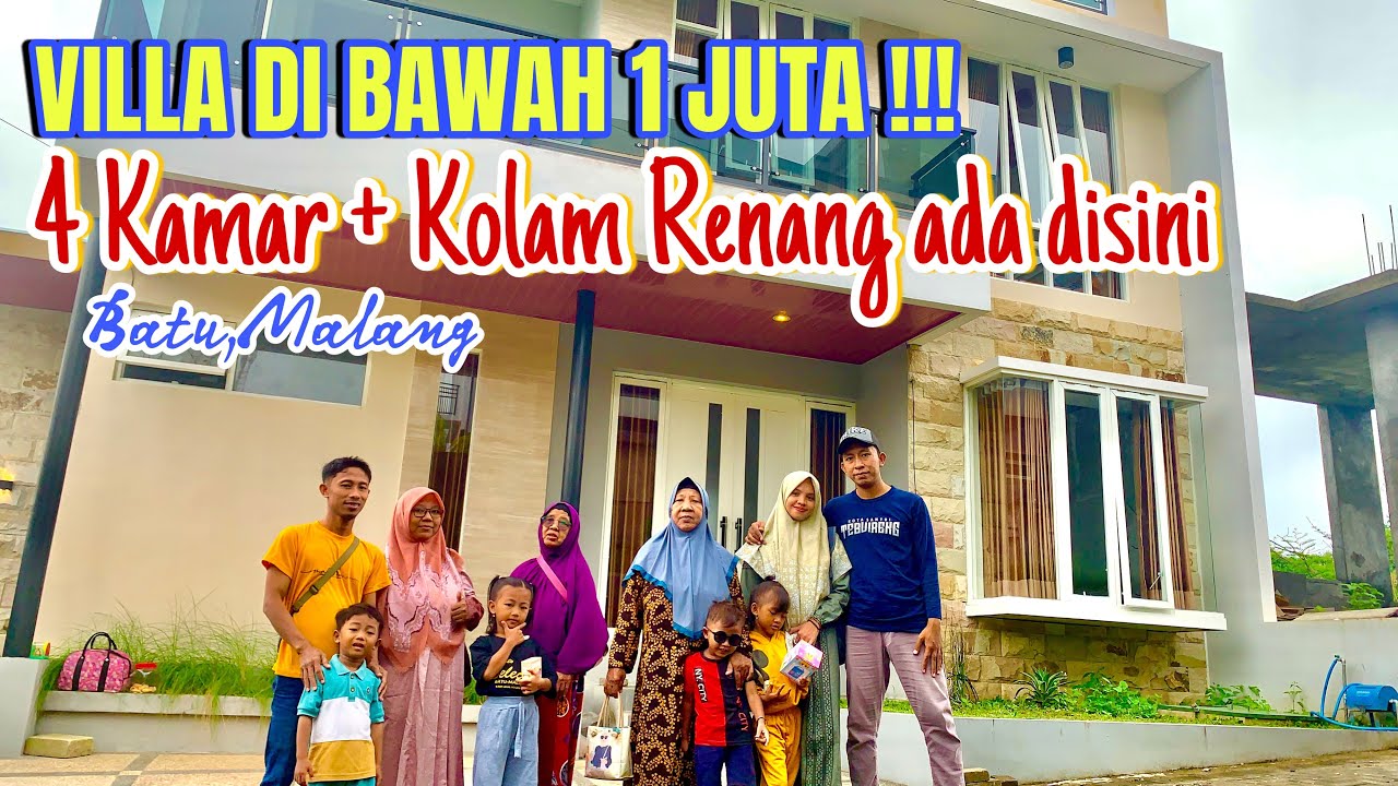 VILLA MURAH DI BATU MALANG !! | di bawah 1 juta ada kolam renang nya | VILLA BATU MALANG