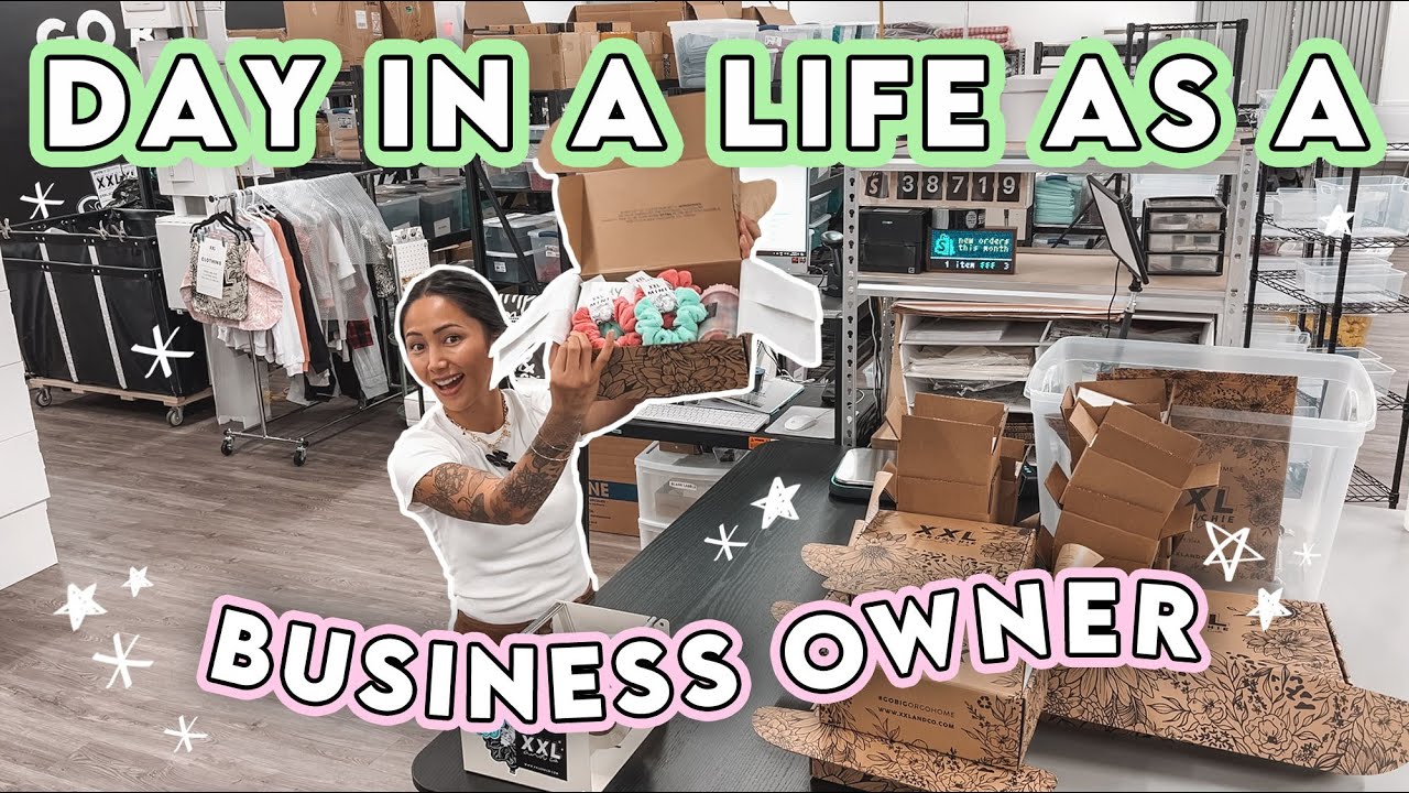 Day In A Life Small Business Owner 📦🖤👩🏻‍💻 Packaging, Sewing, Filming & Dog Photoshoots 🐶
