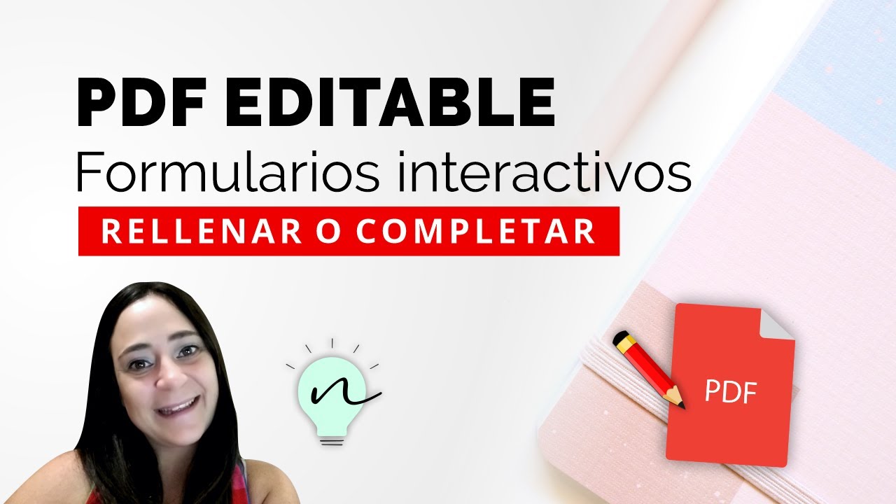 PDF EDITABLE 2020 📝 ¡Crea un PDF para Rellenar o Completar!